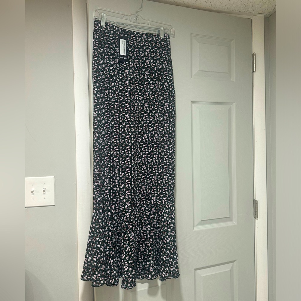 NWT Nasty Gal Floral Mermaid Skirt